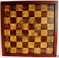 Antique Chessboard marquerty inlay