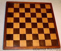 Antique Large English Chessoard