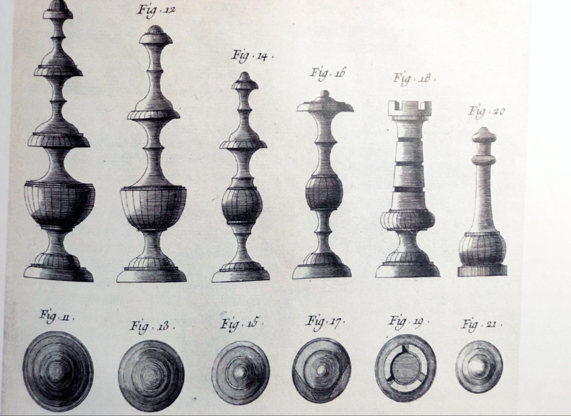 Antique French Chess Set