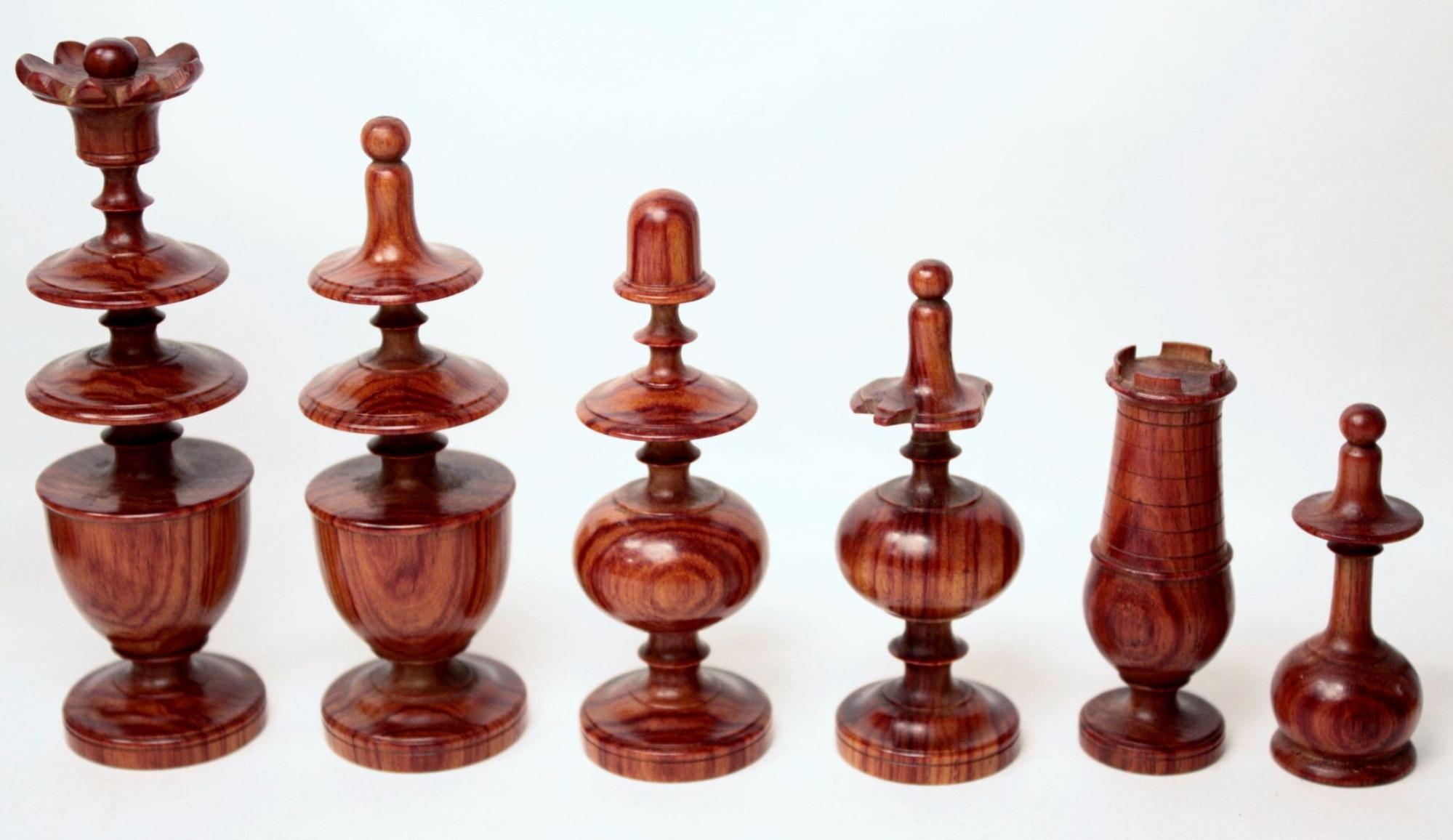 Antique French Chess Set