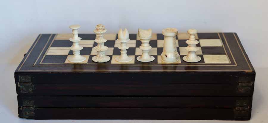 Antique Chessboard Set