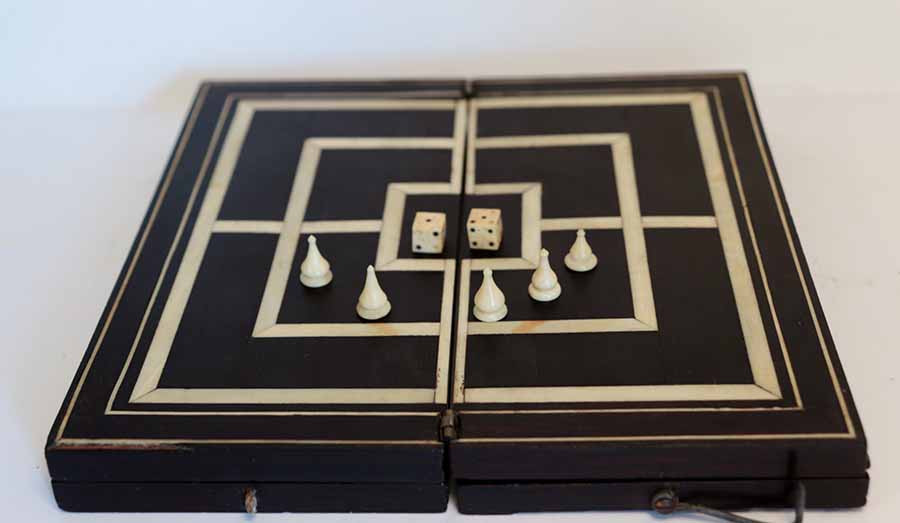 Antique Chessboard Set