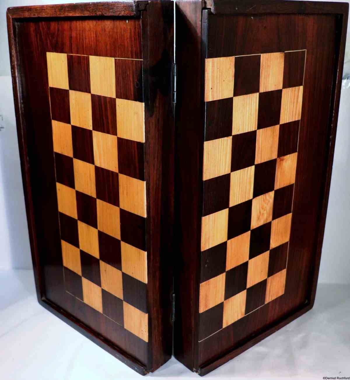 Antique Anglo Indian Chessboard