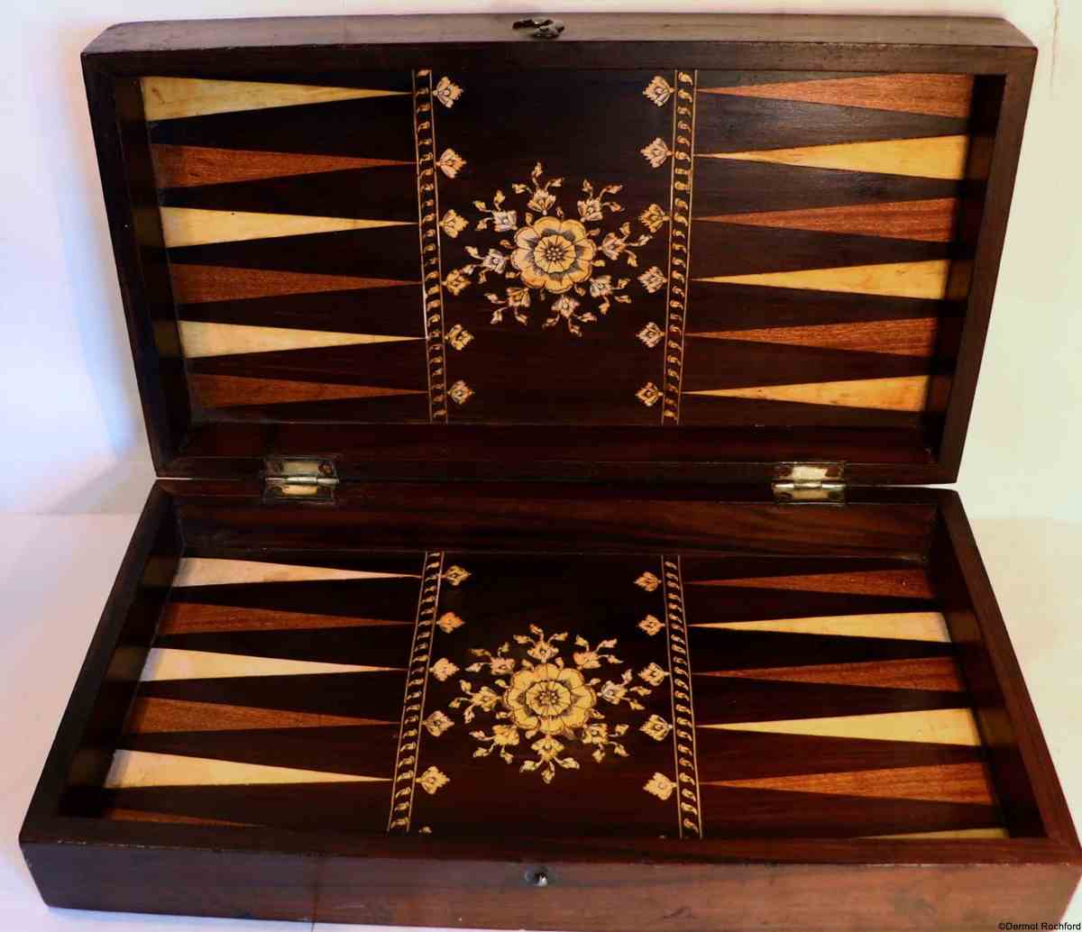 Antique Anglo Indian Chessboard