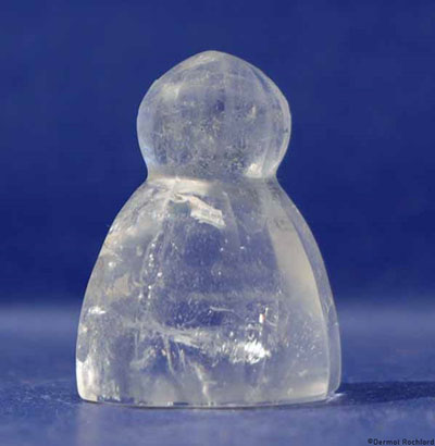 Early Fatimid Islamic rock crystal chess pawn
