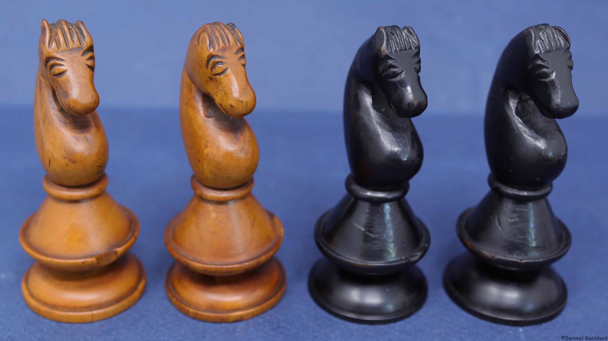 Early Antique English Chess Set