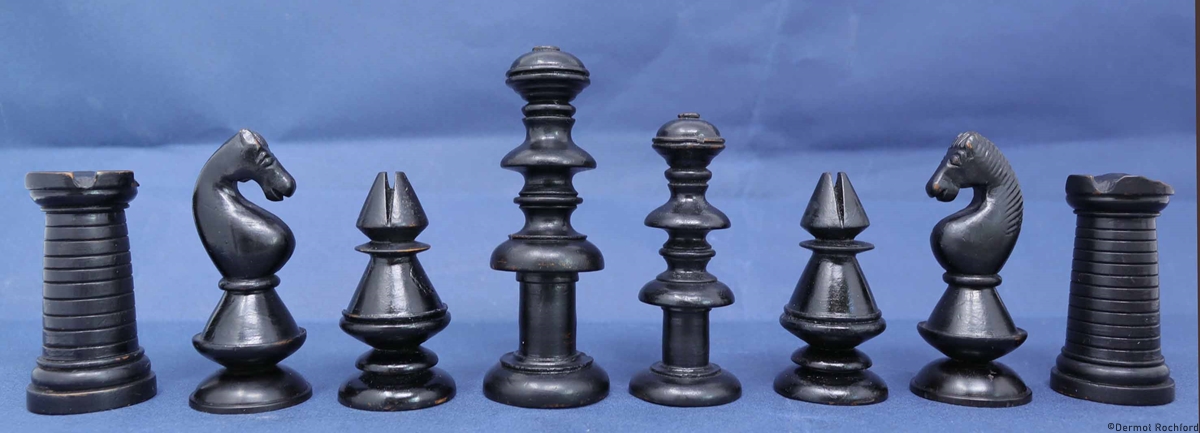 Early Antique English Chess Set