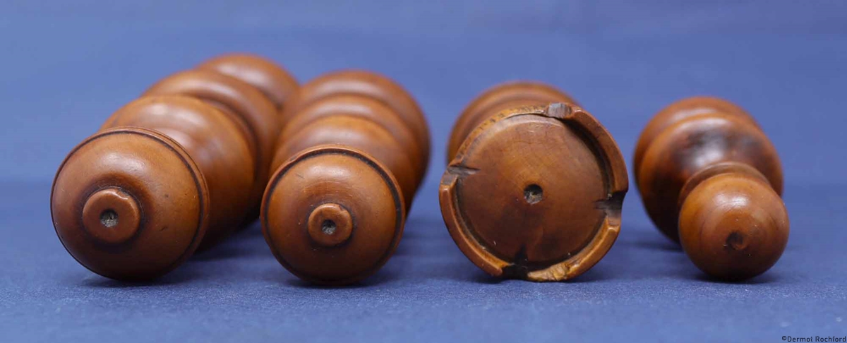 Early Antique English Chess Set