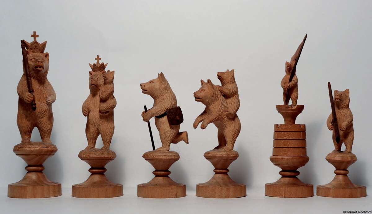 Swiss Bear Chess Set