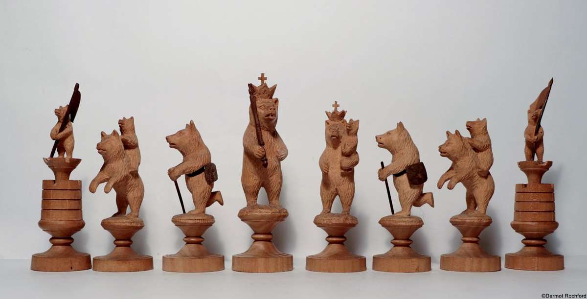 Swiss Bear Chess Set