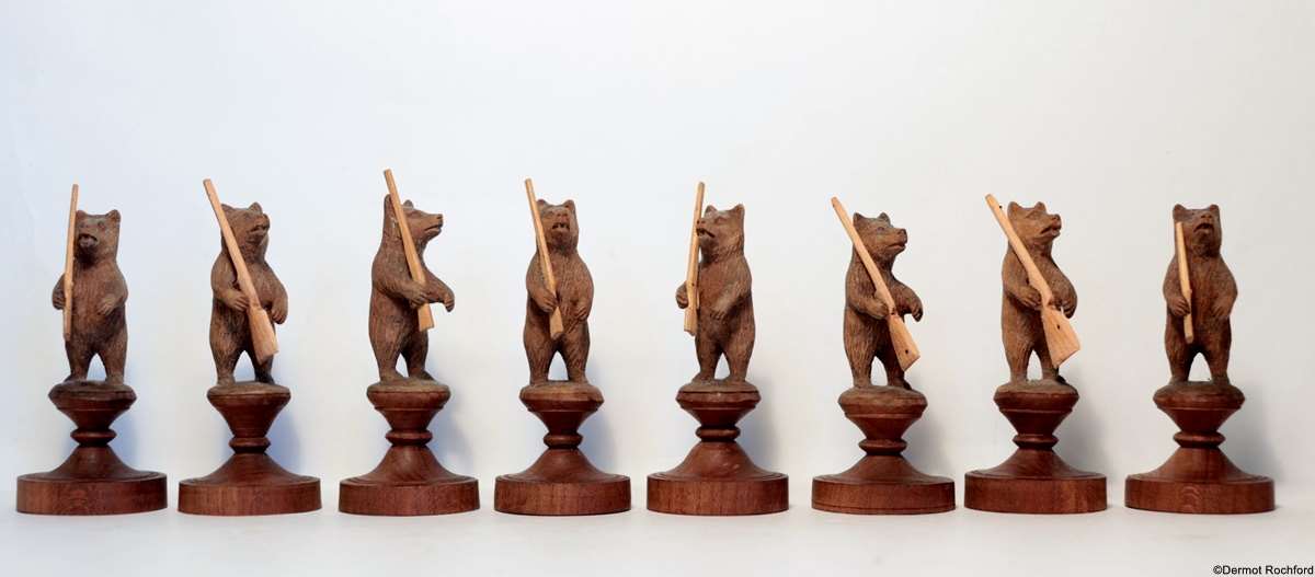 Swiss Bear Chess Set