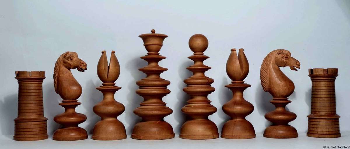 Antique Calvert Chess Set