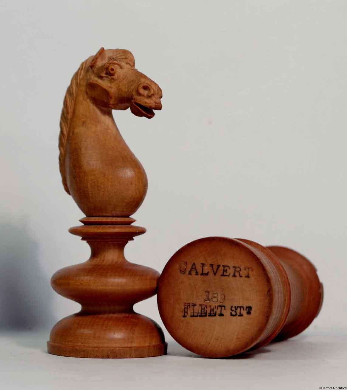 Antique Calvert Chess Set