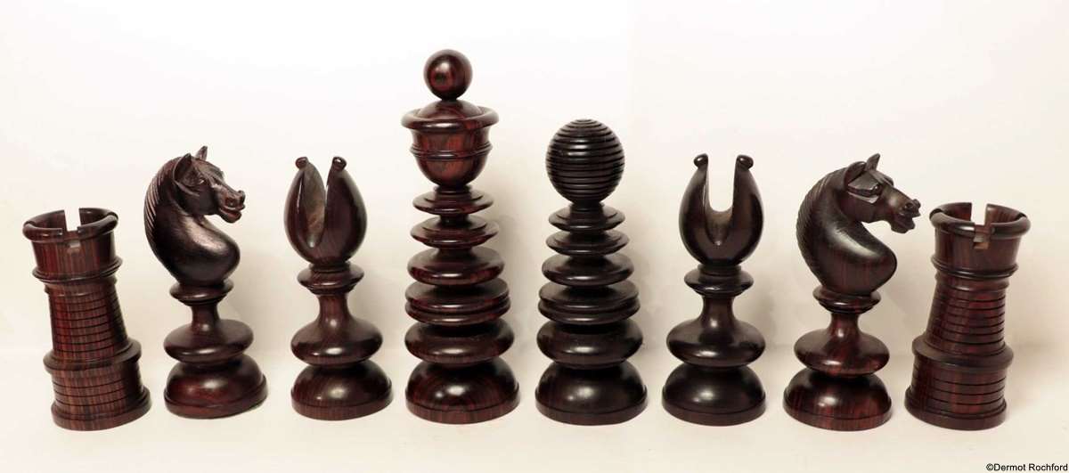 Antique Calvert Chess Set