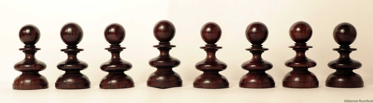 Antique Calvert Chess Set