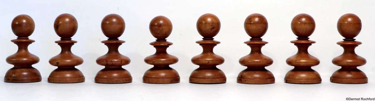 Antique Calvert Chess Set