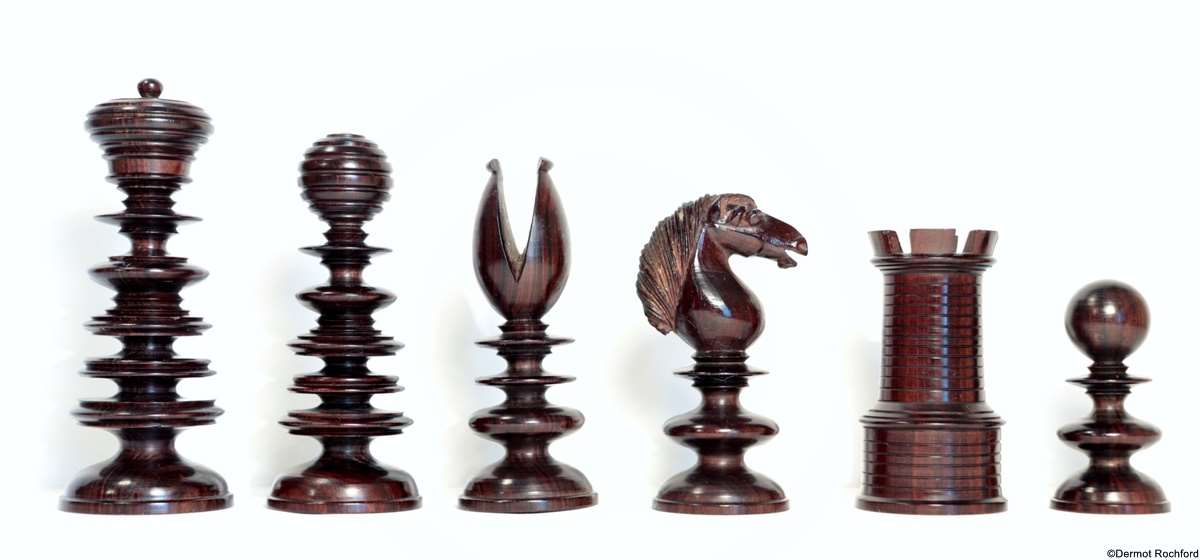 Antique Lund Chess Set