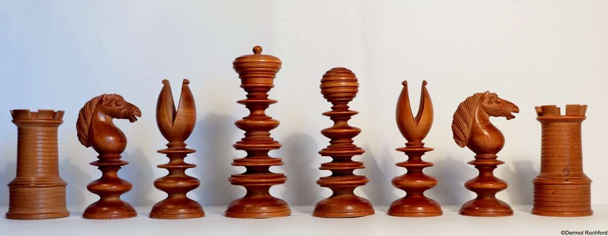 Antique Lund Chess Set