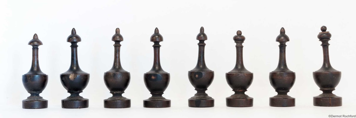 Antique French Directoire Chess Set