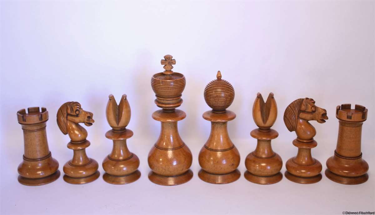 Antique Dublin Chess Set