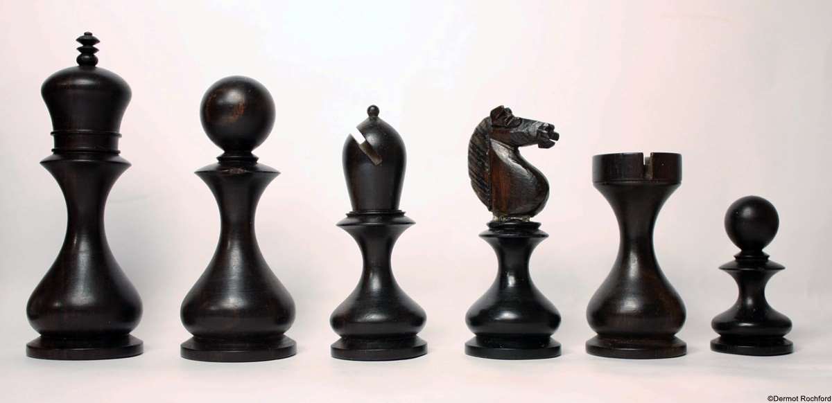 Antique Dublin Chess Set