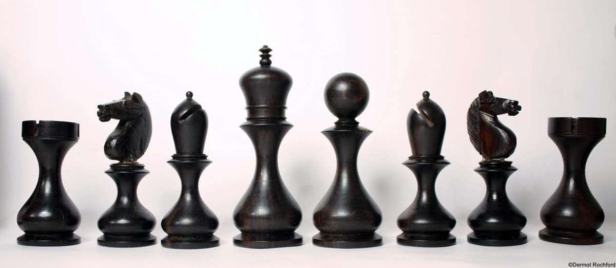 Antique Dublin Chess Set