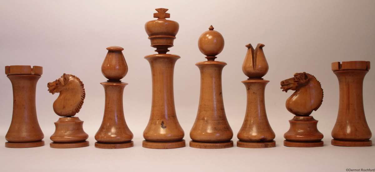 Antique Dublin Chess Set