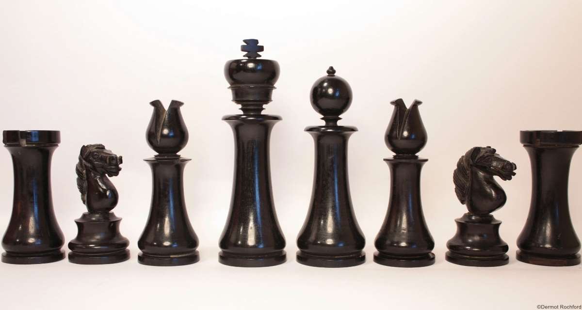 Antique Dublin Chess Set