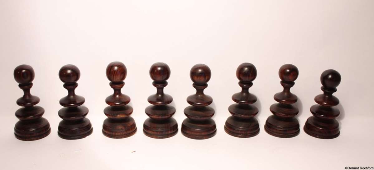 antique English chess set