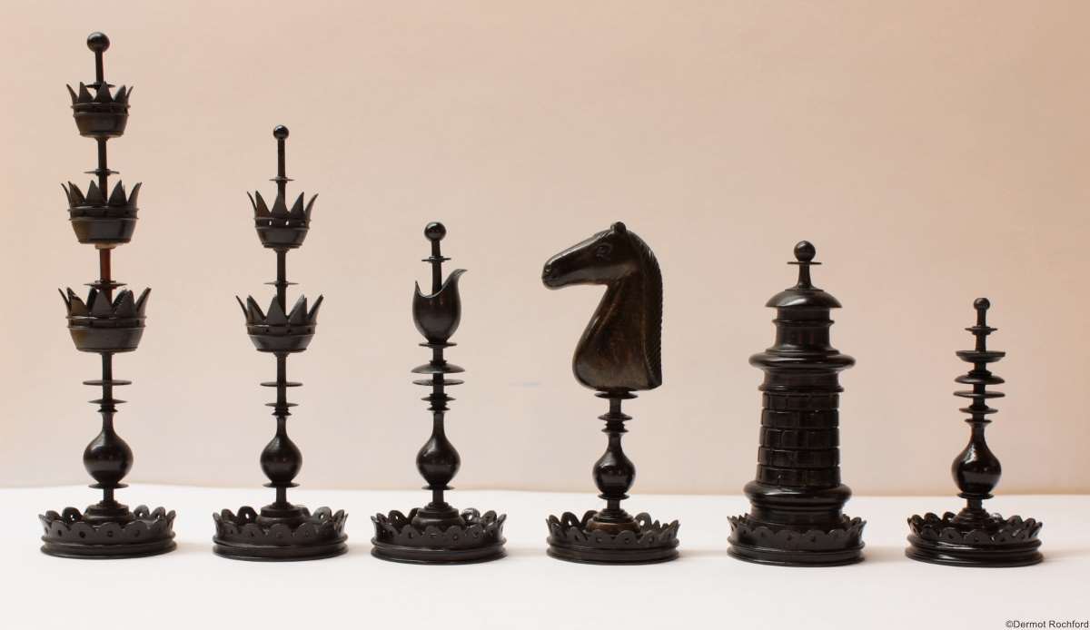 Antique Edel Chess Set