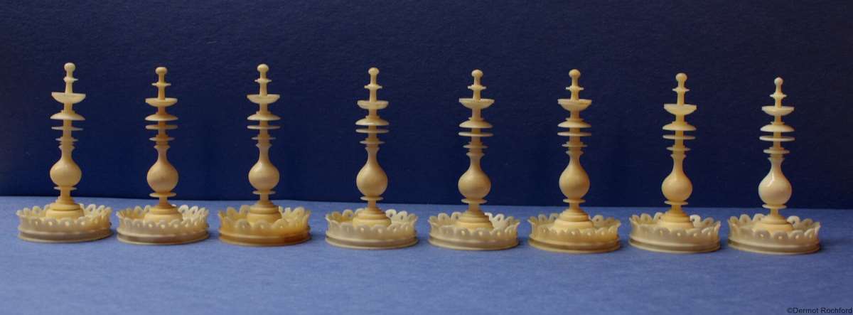 Antique Edel Chess Set