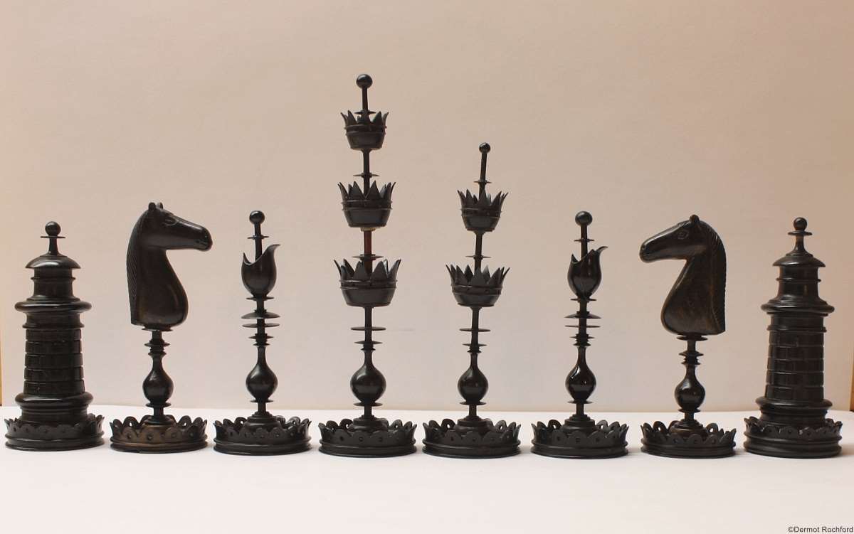 Antique Edel Chess Set