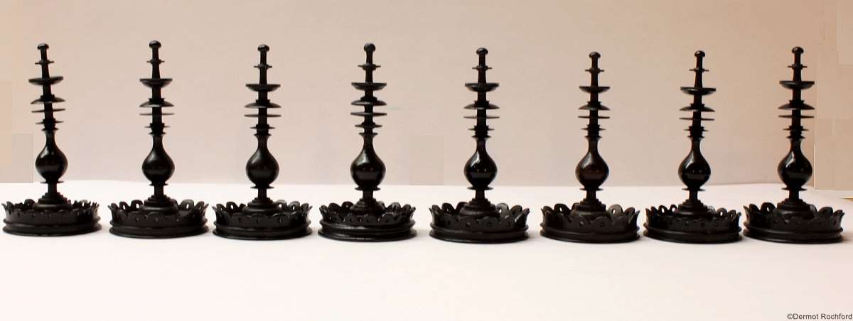 Antique Edel Chess Set