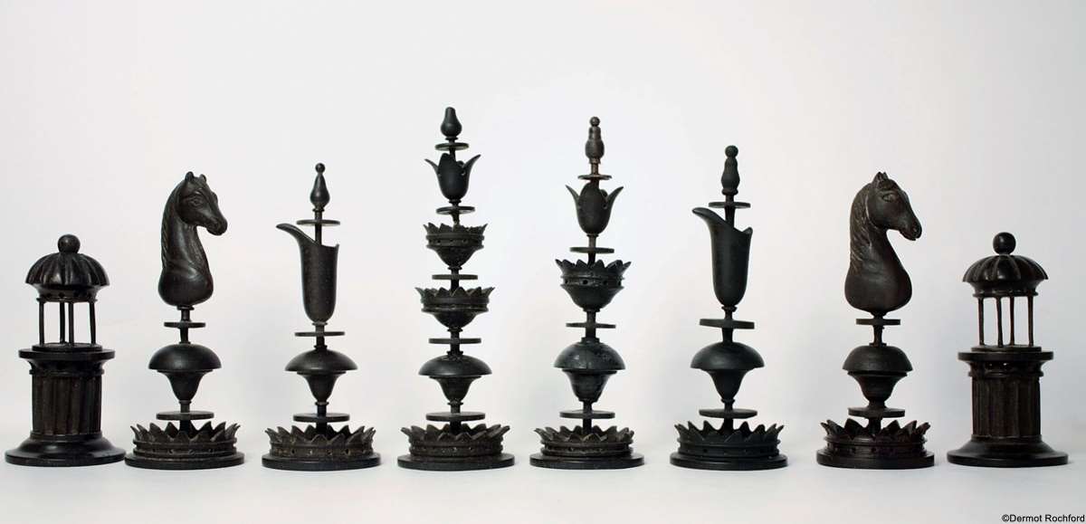 Antique Edel Chess Set