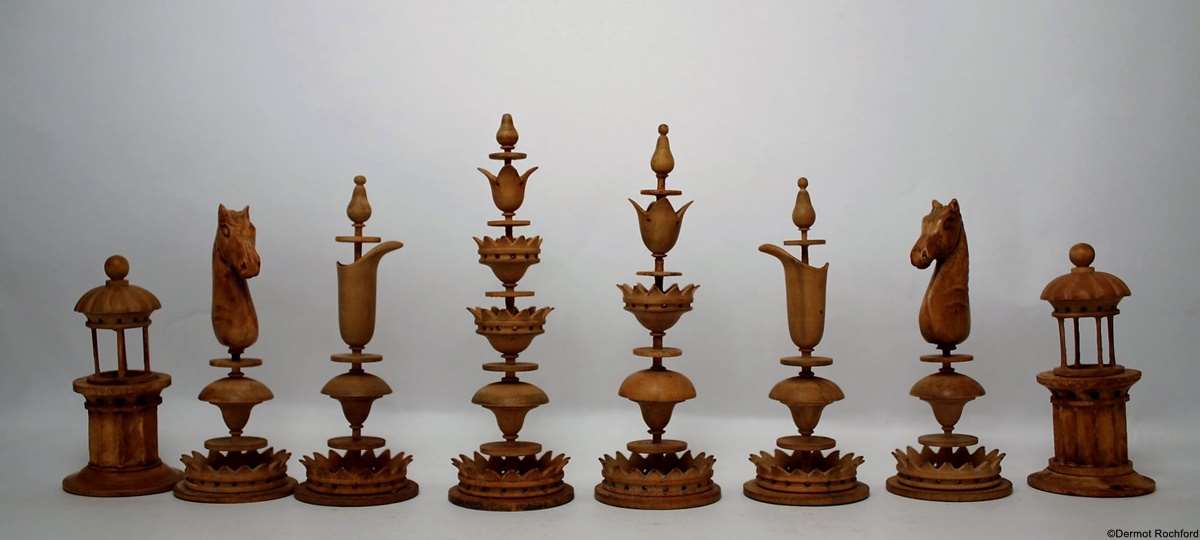 Antique Edel Chess Set