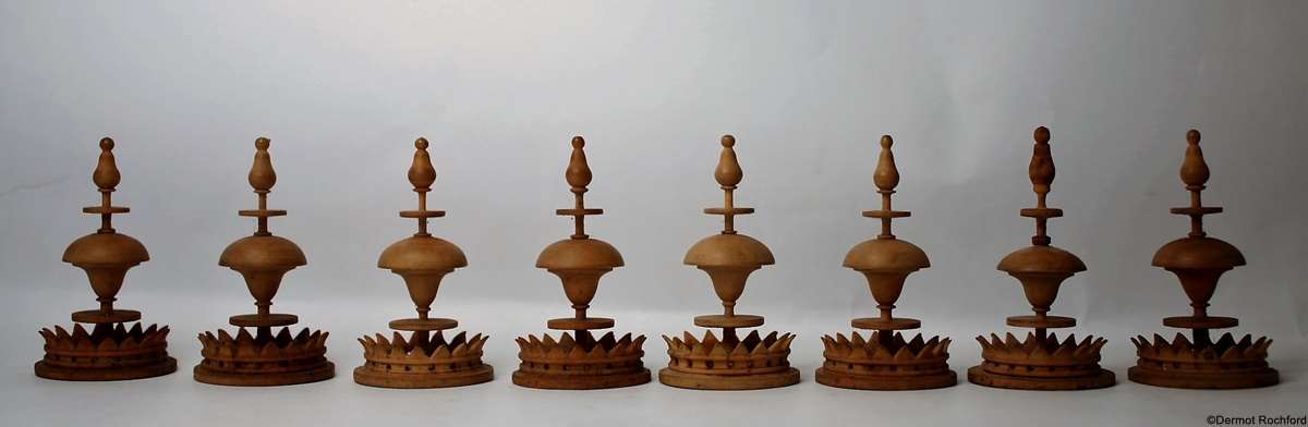 Antique Edel Chess Set