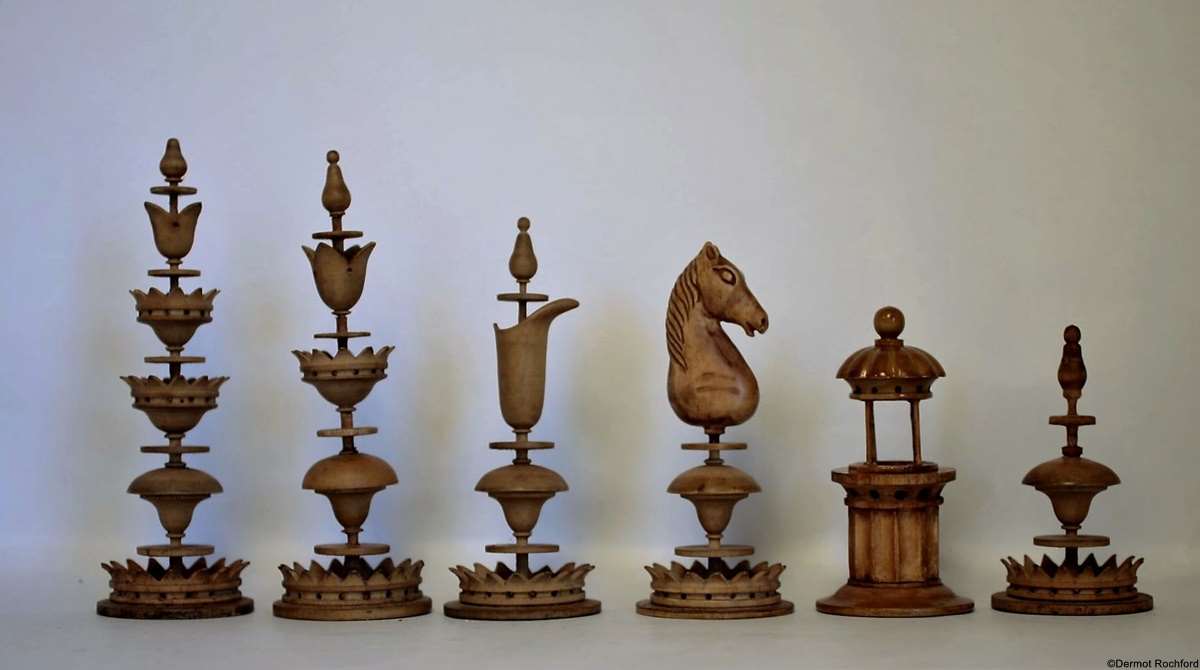 Antique Edel Chess Set