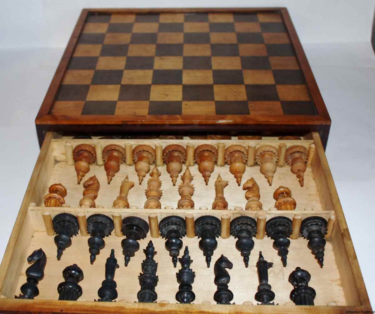 Antique Edel Chess Set