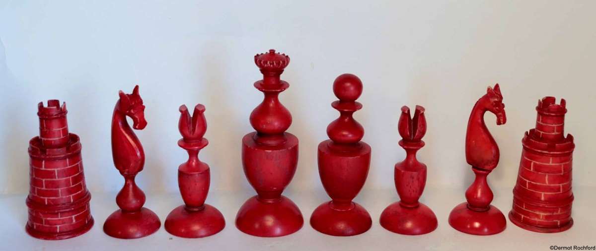 Antique 18th Century English Chess Set