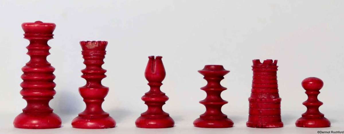  Miniature 18th Century English chess set