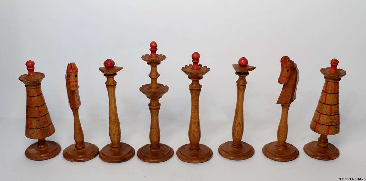 Central European Antique Chess Set