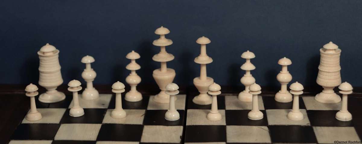 18th Century French Traveler Chess Set