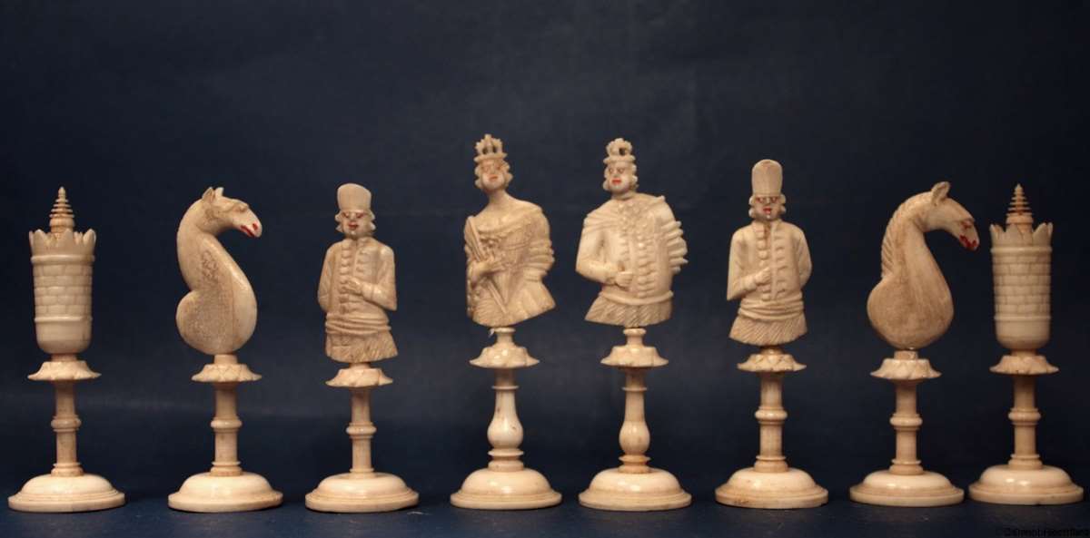 Antique Geislingen Chess Set