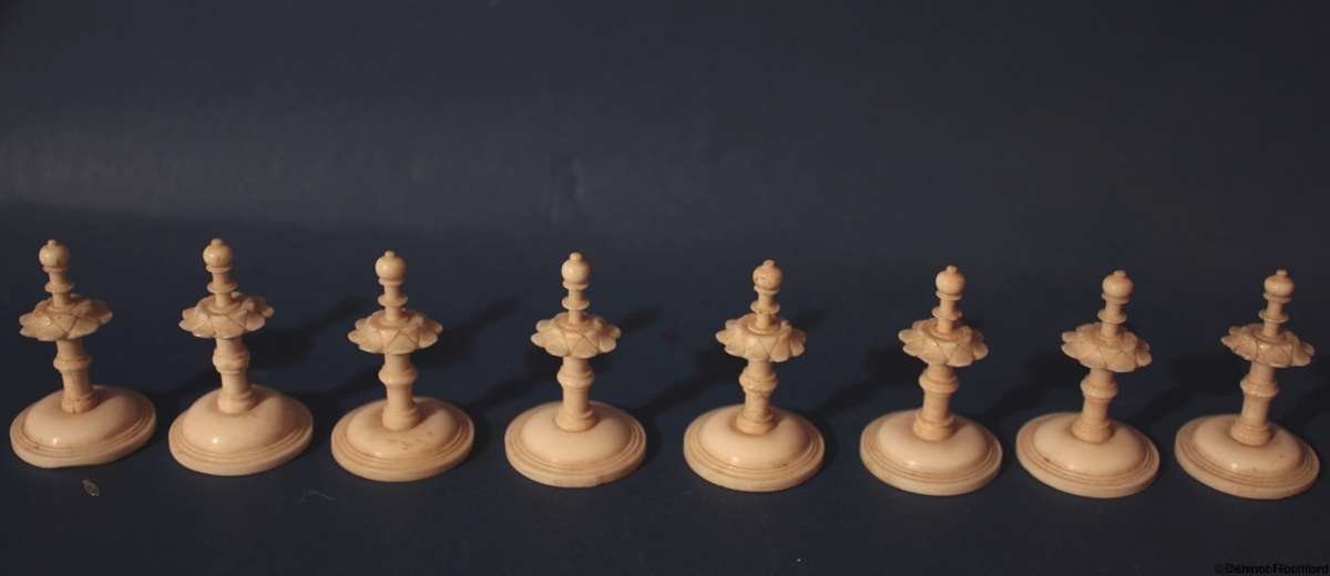 Antique Geislingen Chess Set