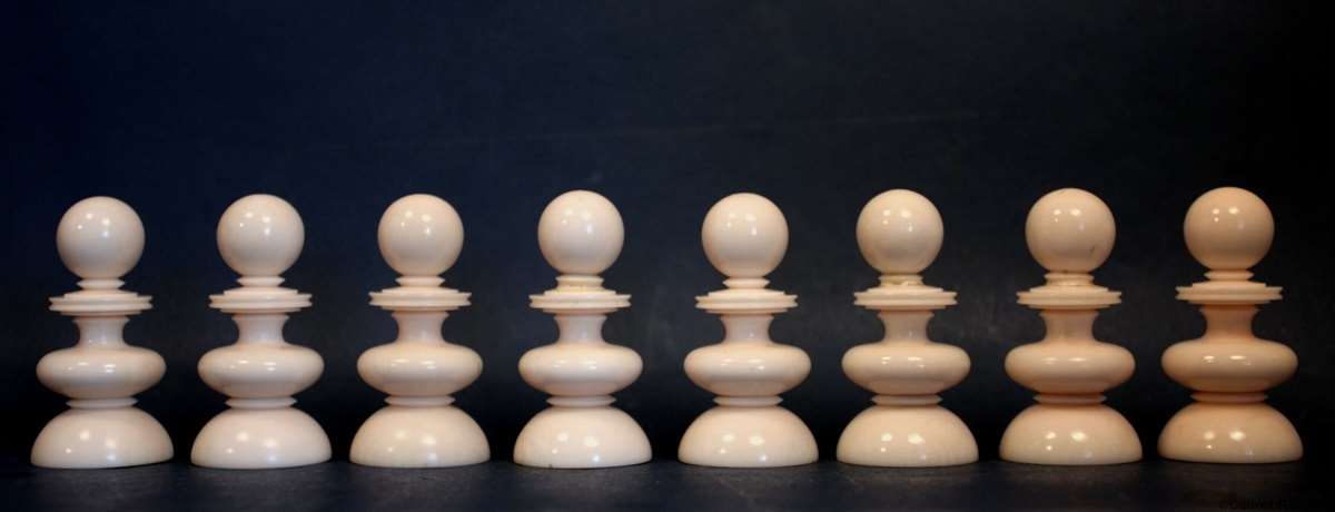 Antique Hastilow Chess Set