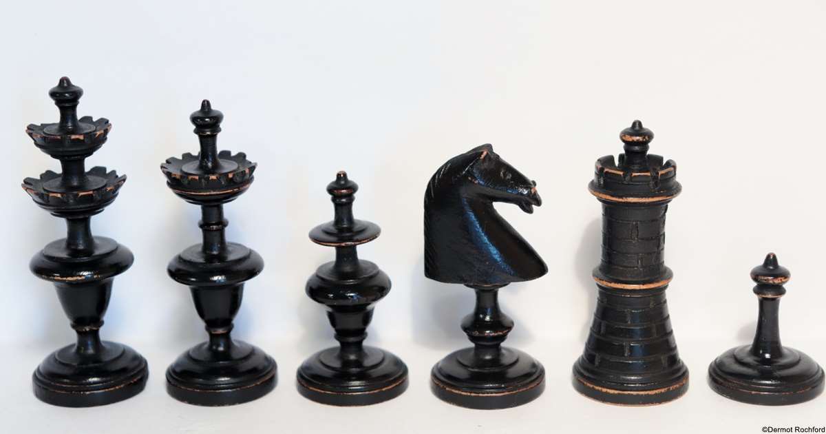 Antique Selenus Chess Set