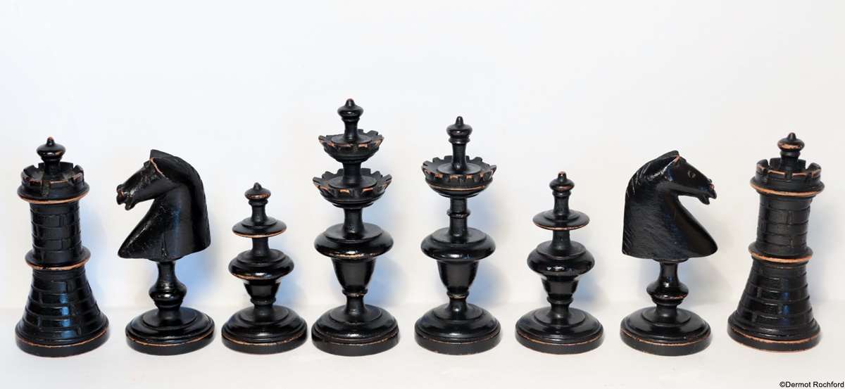 Antique Selenus Chess Set