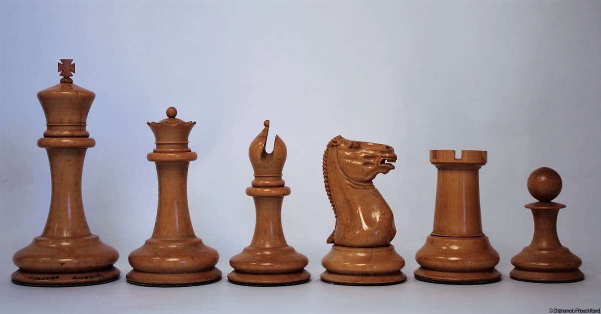 Antique Jaques Chess Set