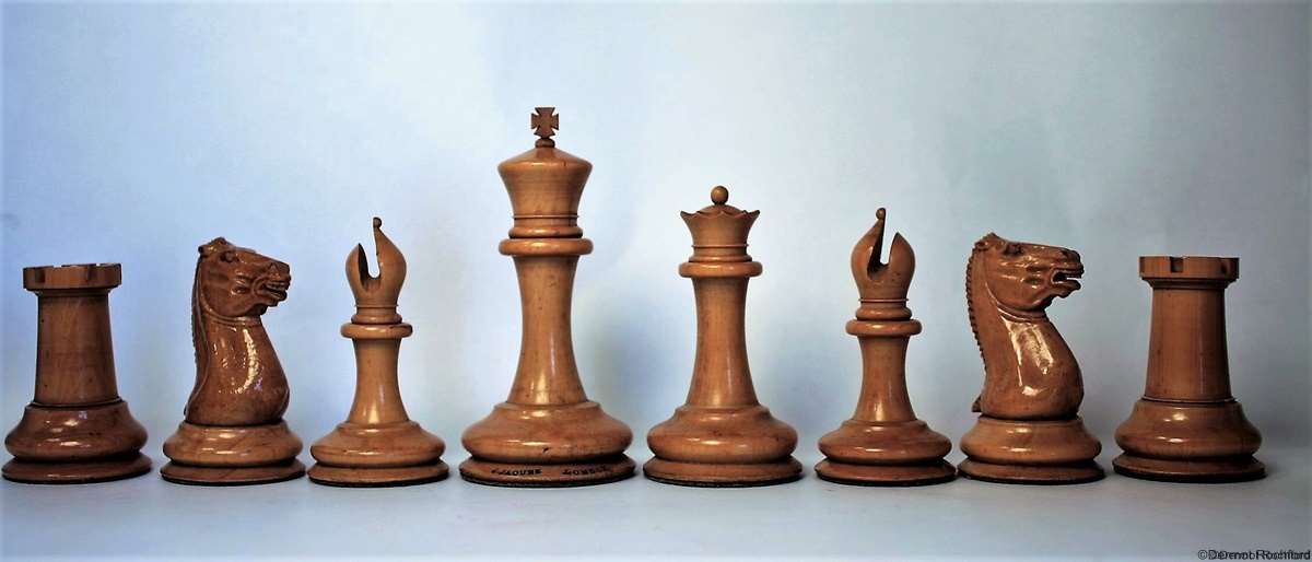 Antique Jaques Chess Set