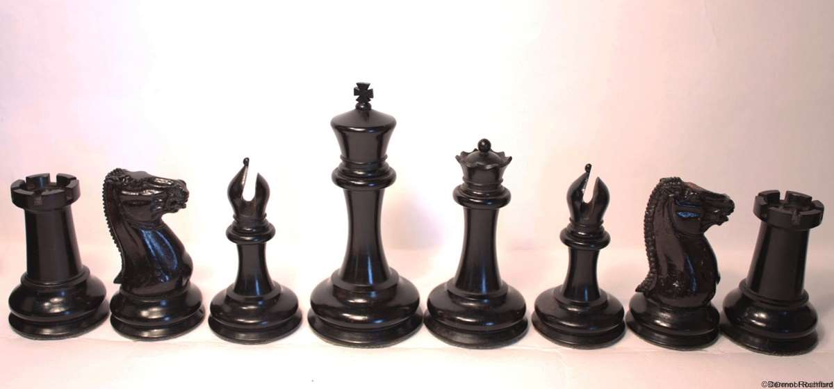 Antique Jaques Chess Set